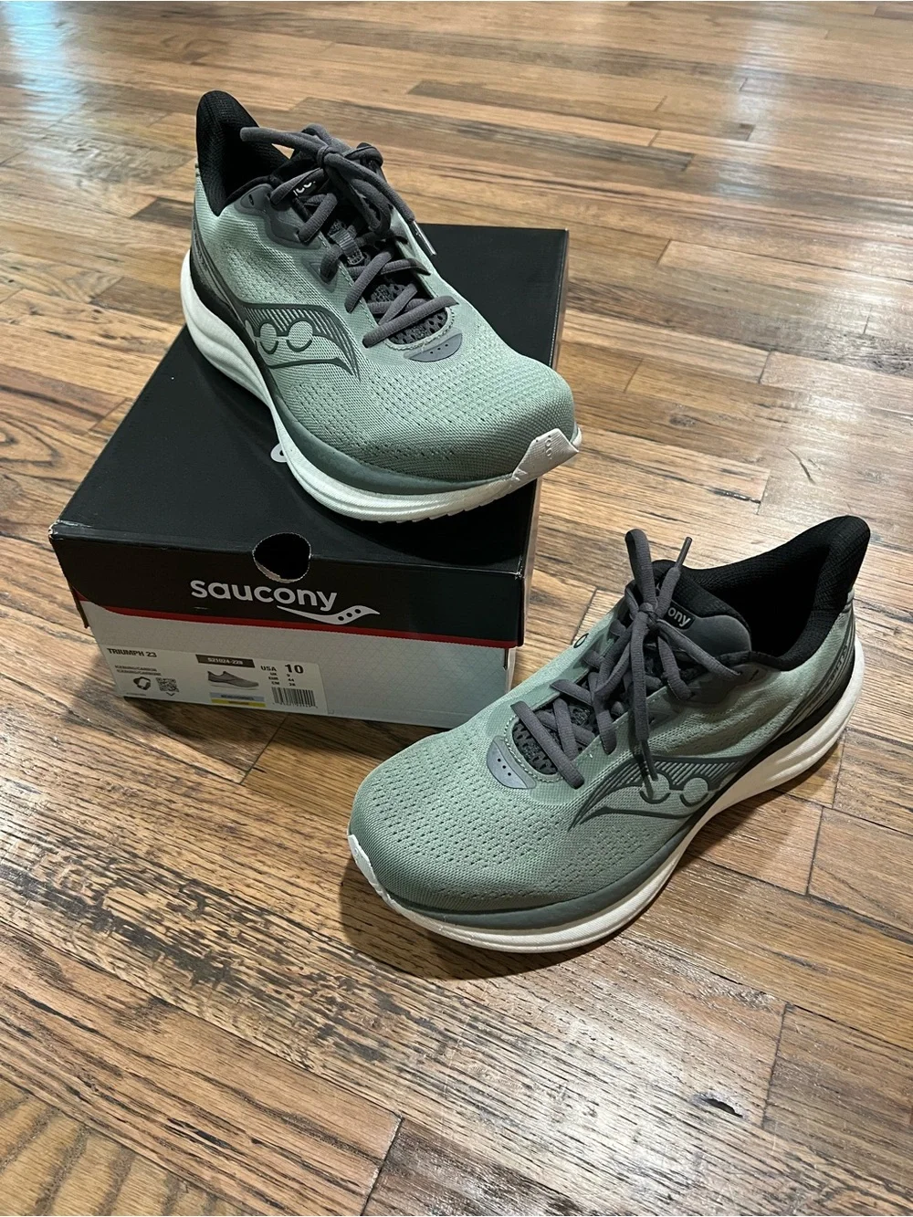 Saucony Triumph 23 Men's Running Shoes - Green